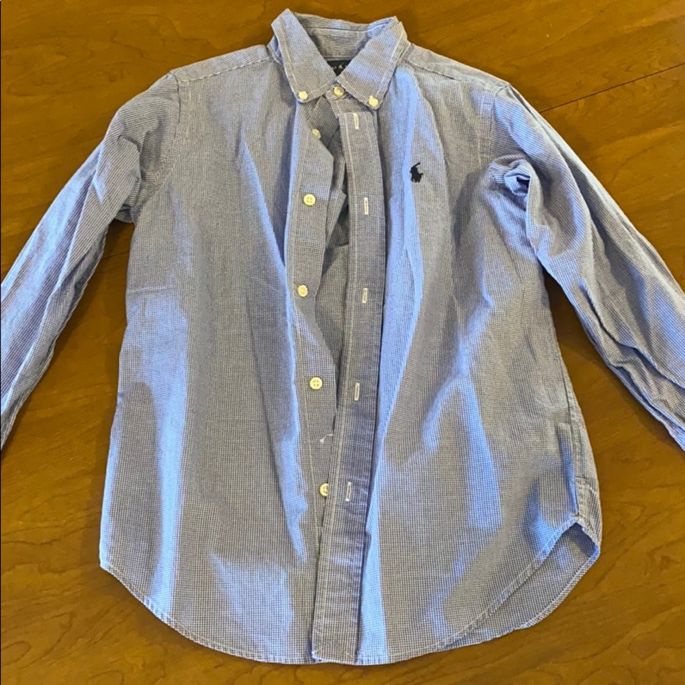 Ralph Lauren button down semi formal shirt